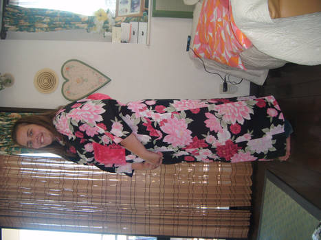 My kimono at Haruna's house