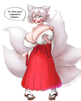 Kitsune Breast Expansion Commission