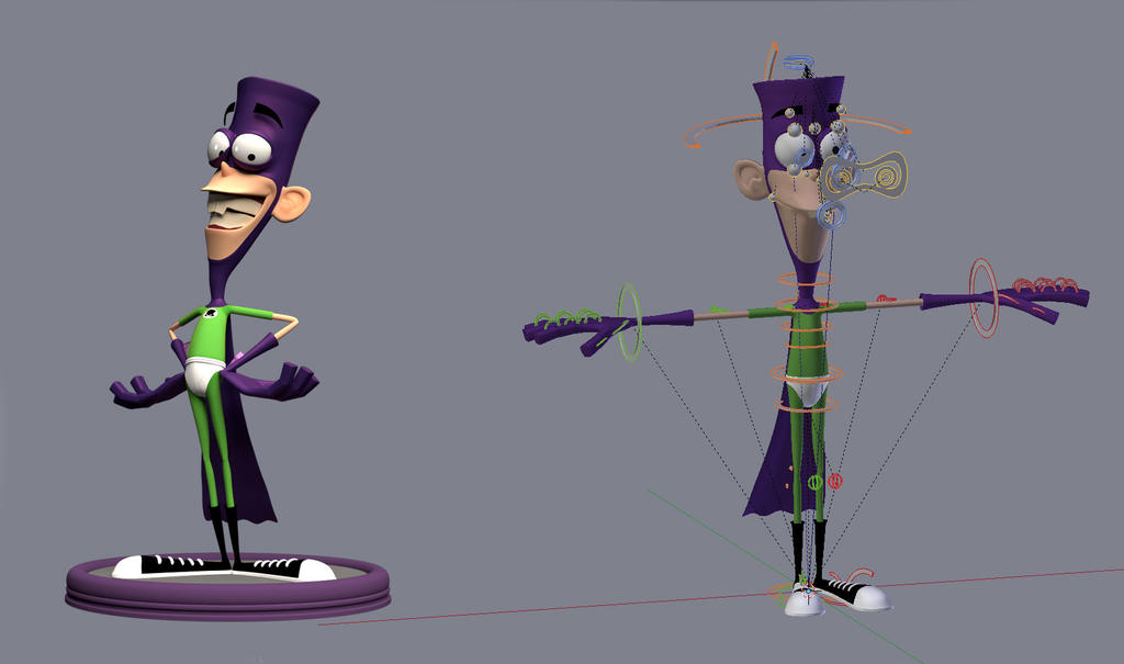 Rig personajes by IHMAN3DSCHOOL on DeviantArt