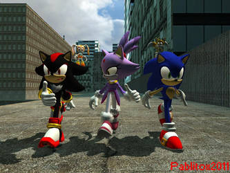 Shadow in Sonic Rush