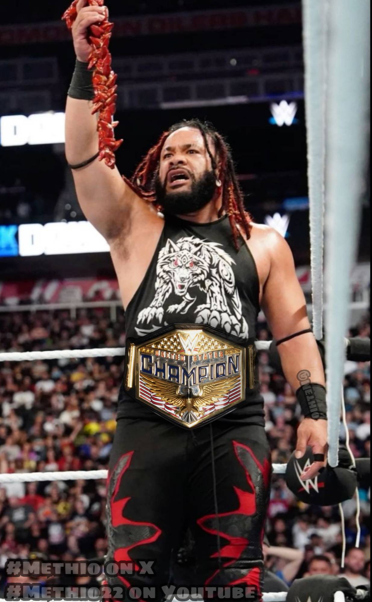 Jacob Render Jacob Fatu 'CUSTOM' US Champion Render/Picture by Methio22 on DeviantArt
