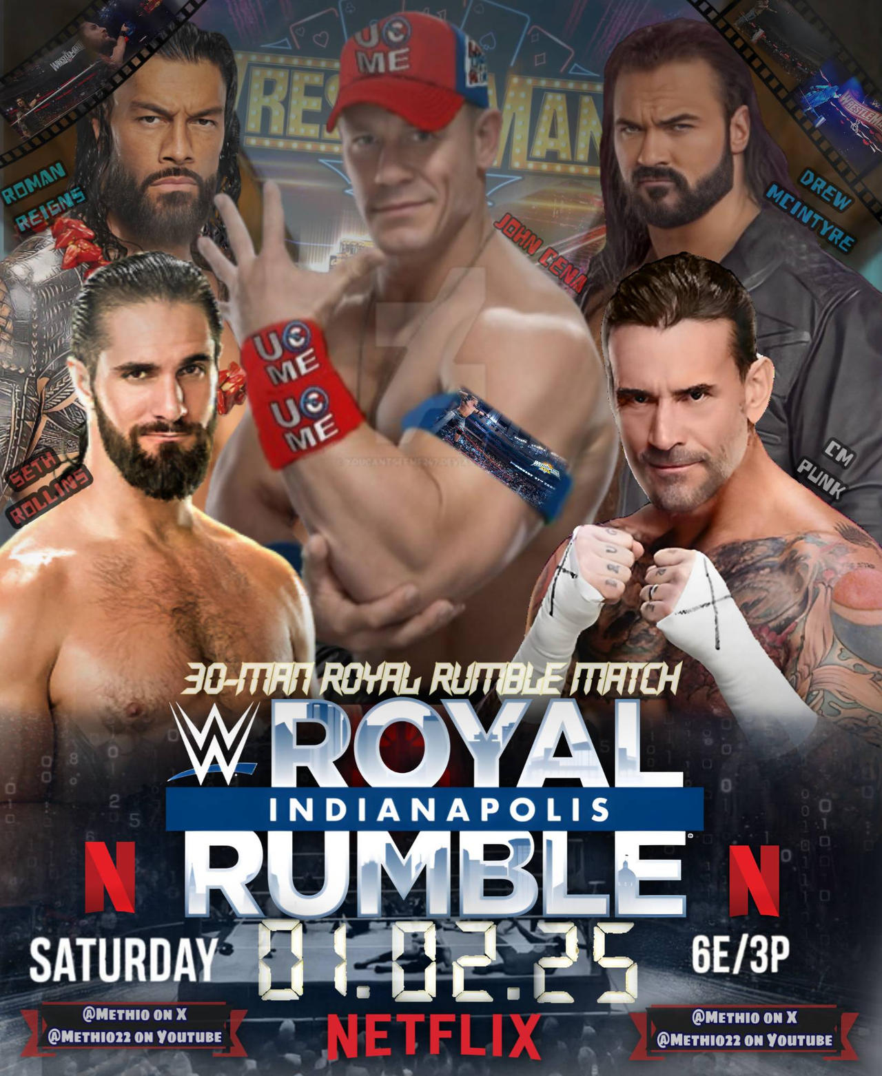 Royal Rumble Vector Custom Royal Rumble 2025 Poster ! by Methio22 on DeviantArt