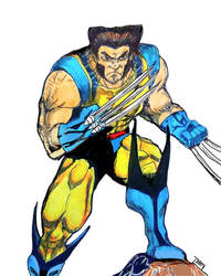 Wolverine Drawing  without mask #xmen97