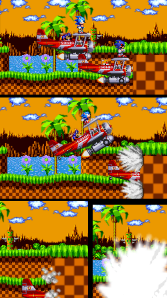 Sonic VS sonic.exe by Isaacmanuel on DeviantArt