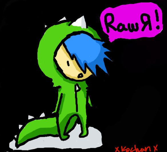 cute anime dino by xKochanx on DeviantArt