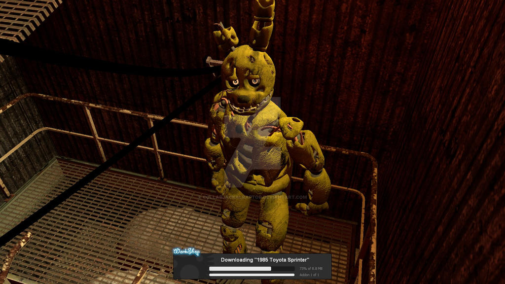 Gmod New Springtrap Model! by CollabJackalRaptor on DeviantArt