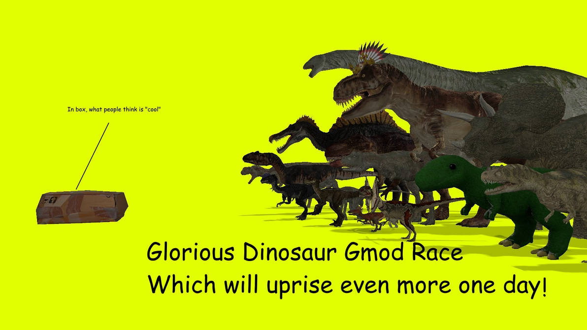 Glorious Gmod Dino Race by CollabJackalRaptor on DeviantArt