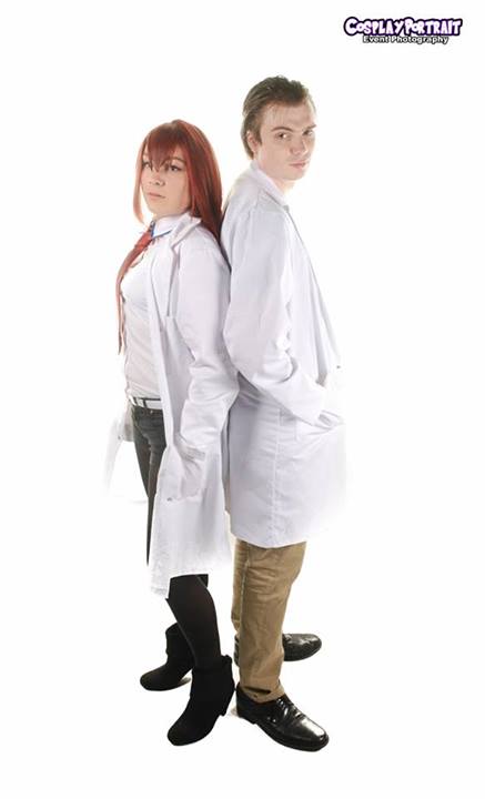 Rintaro Okabe and Kurisu Makise