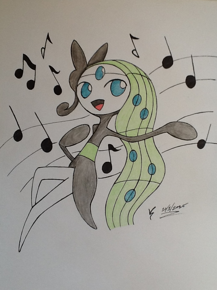 Fan Art, Meloetta has Appeared!