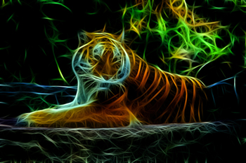 Tiger-glow-fractals Thumbnail by DreamInDigitalDreams on DeviantArt