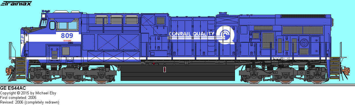 Es44ac Radiator CR ES44AC #809 by KABOB129 on DeviantArt