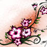 Cherry Blossom Henna Tattoo 2
