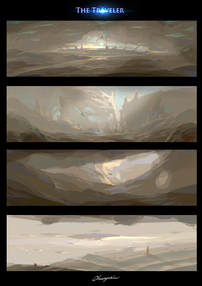 The Traveler Saga - Environment Concept arts