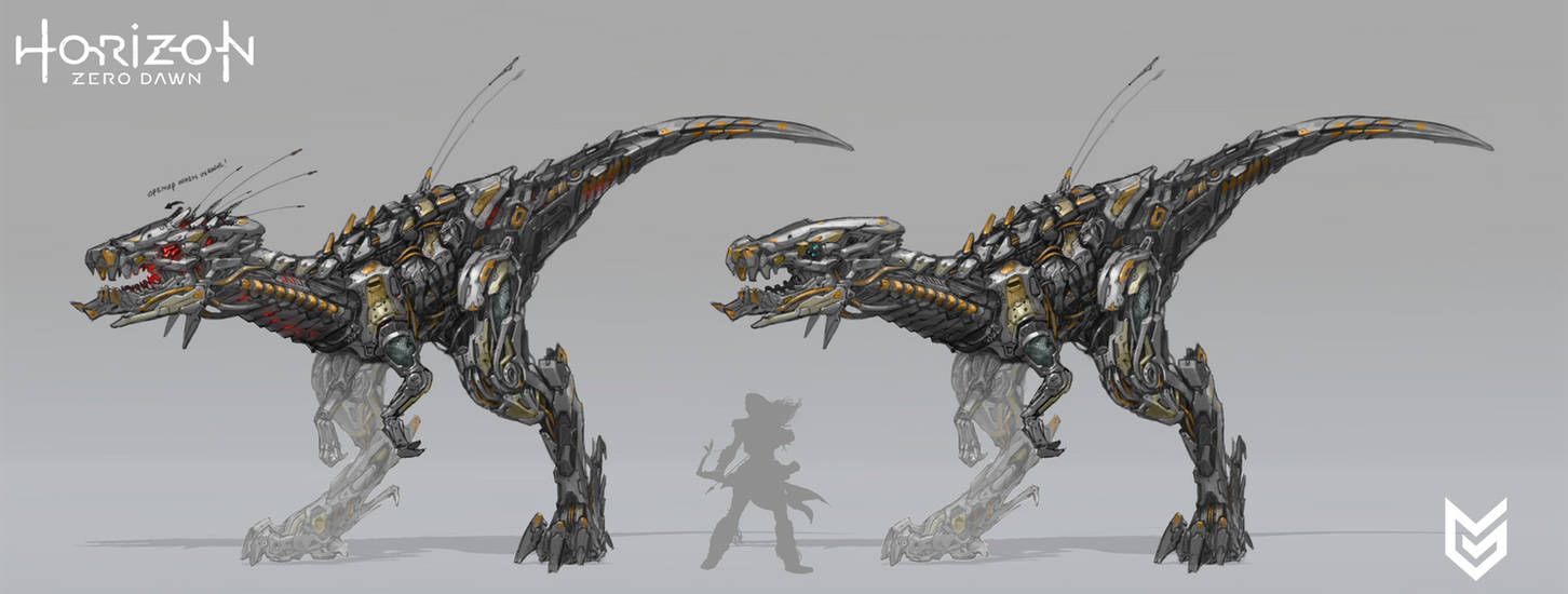 Space Raptor Character Design Horizon Zero Dawn Raptor Design by cyl1981 on DeviantArt