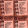 Beatles Color Cards