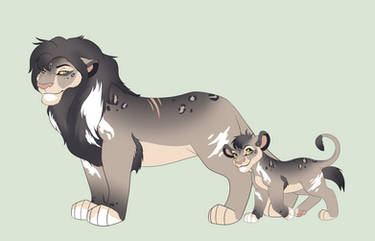 Nameless male piebald lion [BREEDABLE]