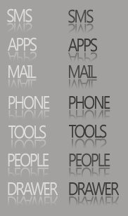 Text Icons BW