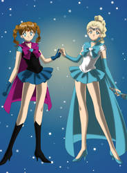 Frozen: Anna and Elsa Sailor Senshi