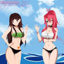 Beach time Miya nd Saeko  [O.C]