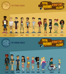 Total Drama Kawywi Island - Teams