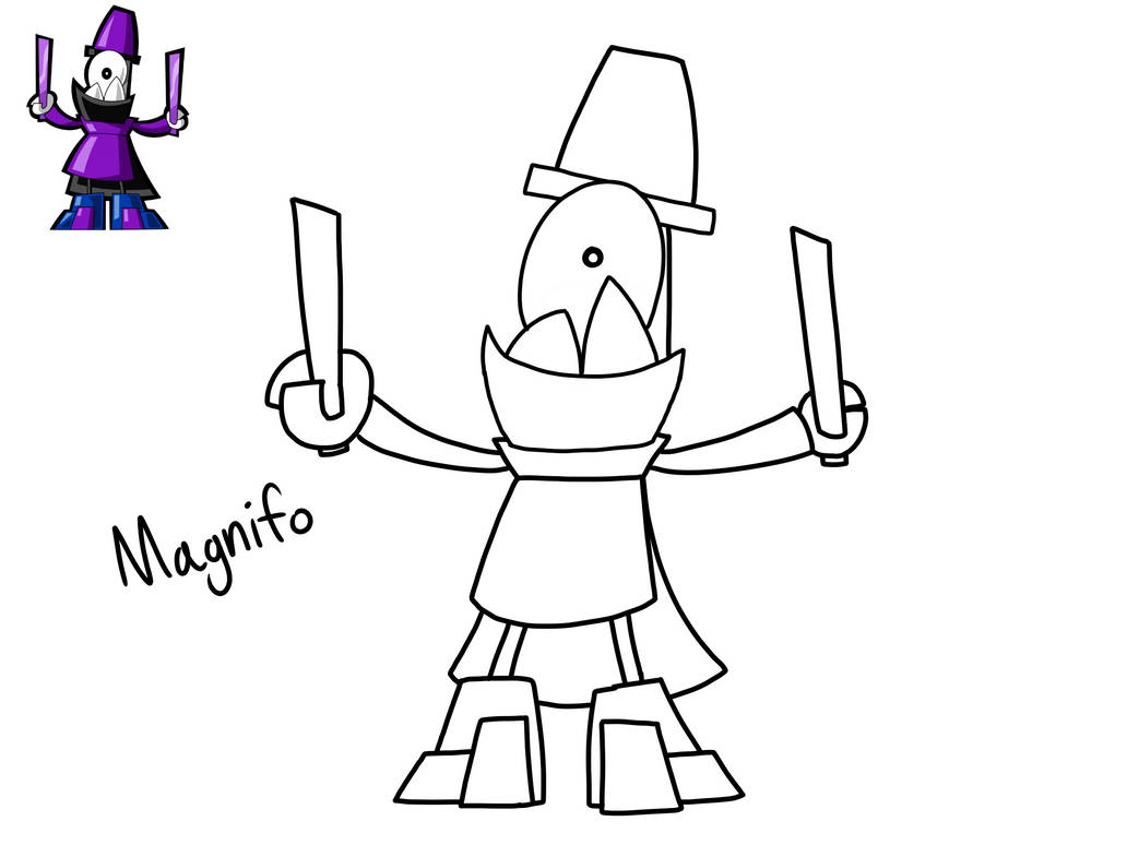 Magnifo drawing by TheKidCoolWow12 on DeviantArt
