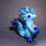 Blue Glitter Dragon