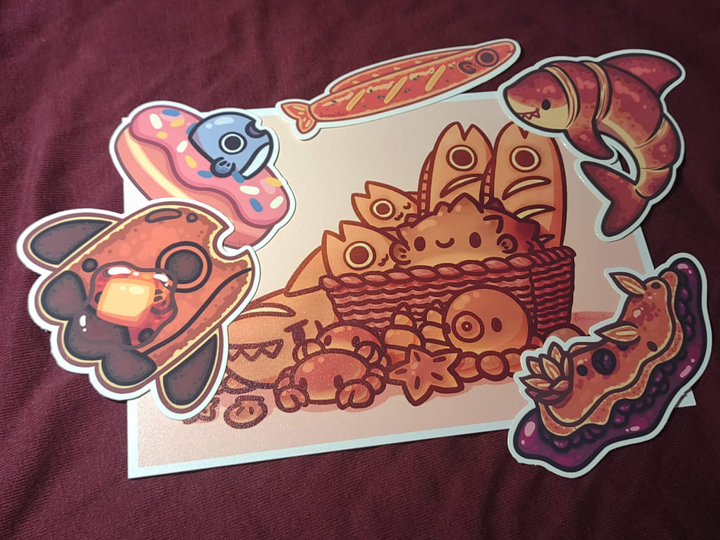 Bread Rusk Sticker Bread Stickers and Print by Snowifer on DeviantArt