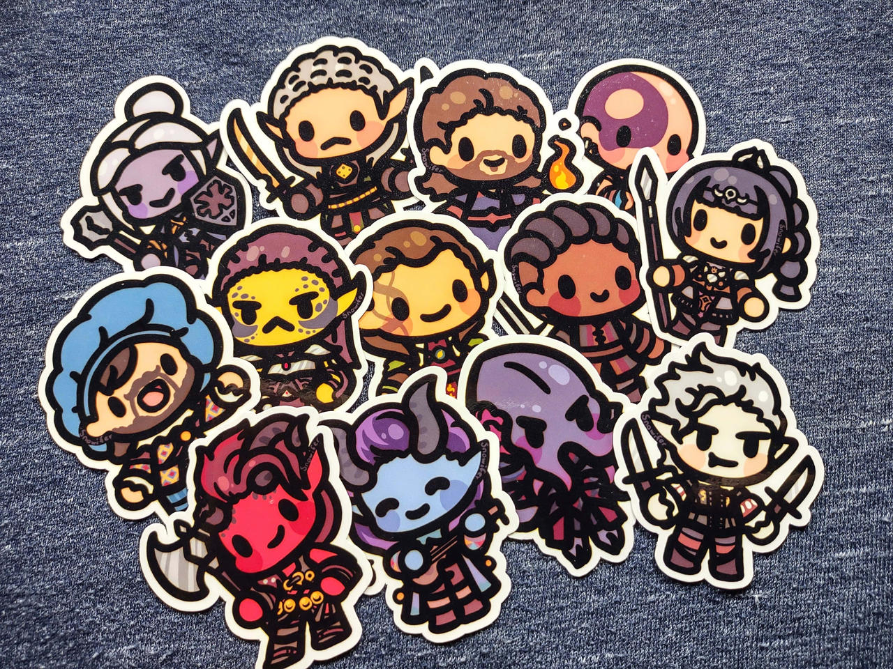 Baldur's Gate 3 Stickers! by Snowifer on DeviantArt