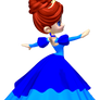 Princess in Blue Poser PNG Clipart (23)