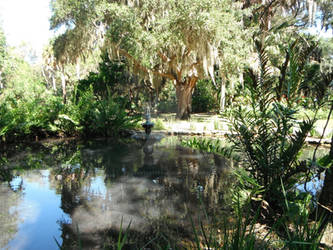 Fountain In Pond