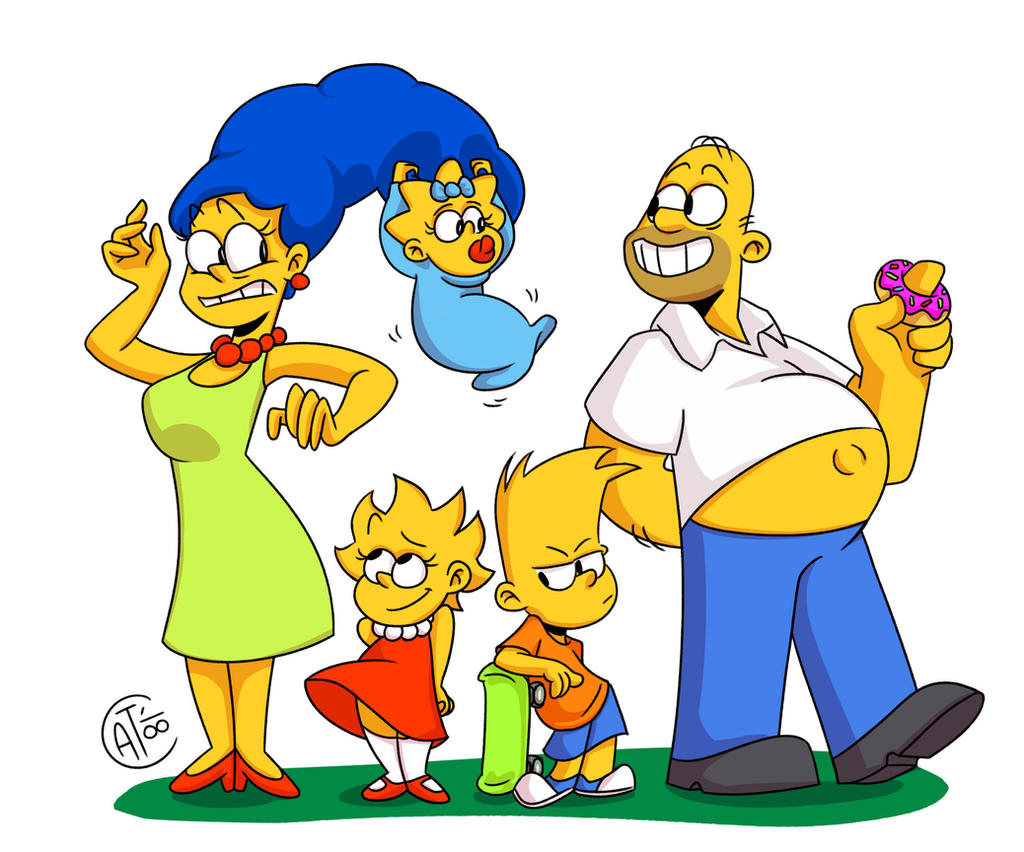Sam Simpsons Deviantart The Simpsons by Rincat21 on DeviantArt