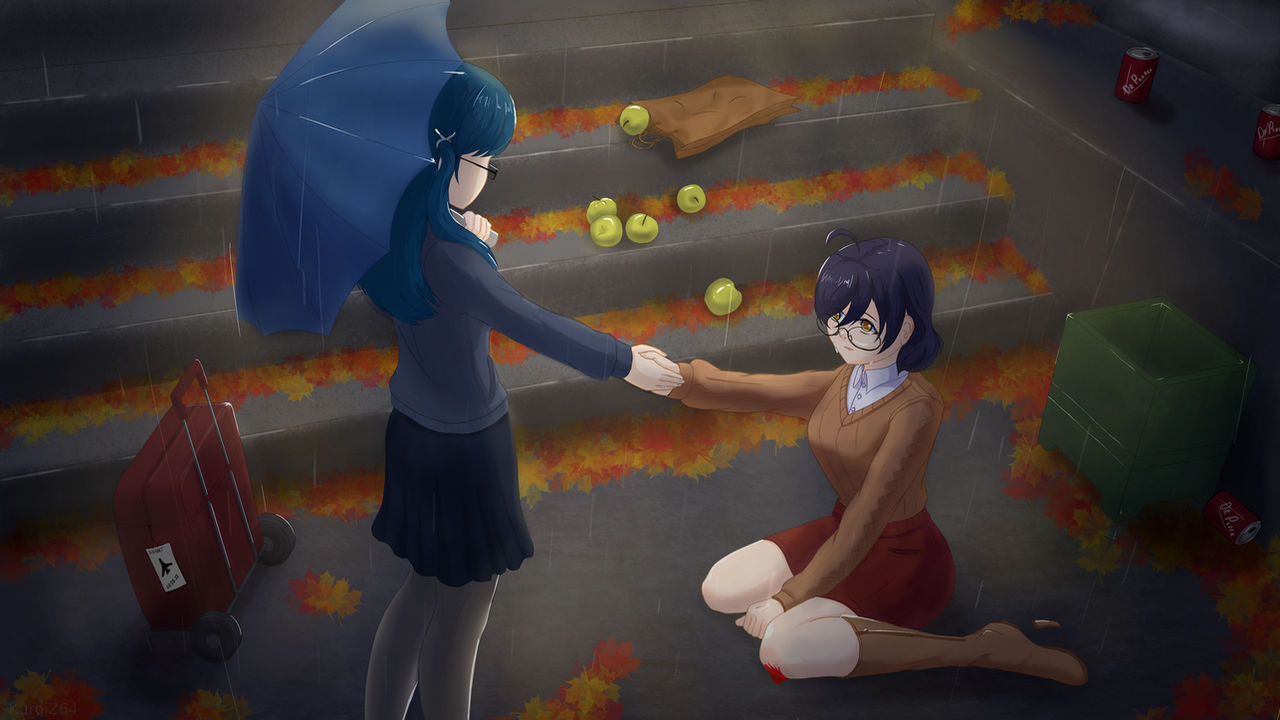 Fall, Kate and Zhenya