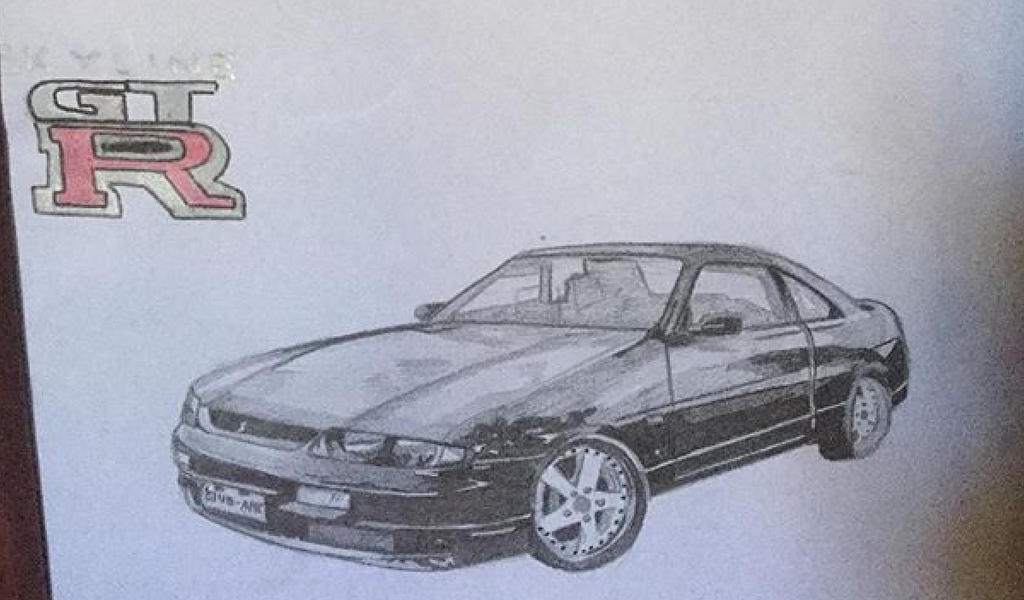 Nissan Gt R R33 Draw R33 GTR (coloured) by TGAaurion on DeviantArt