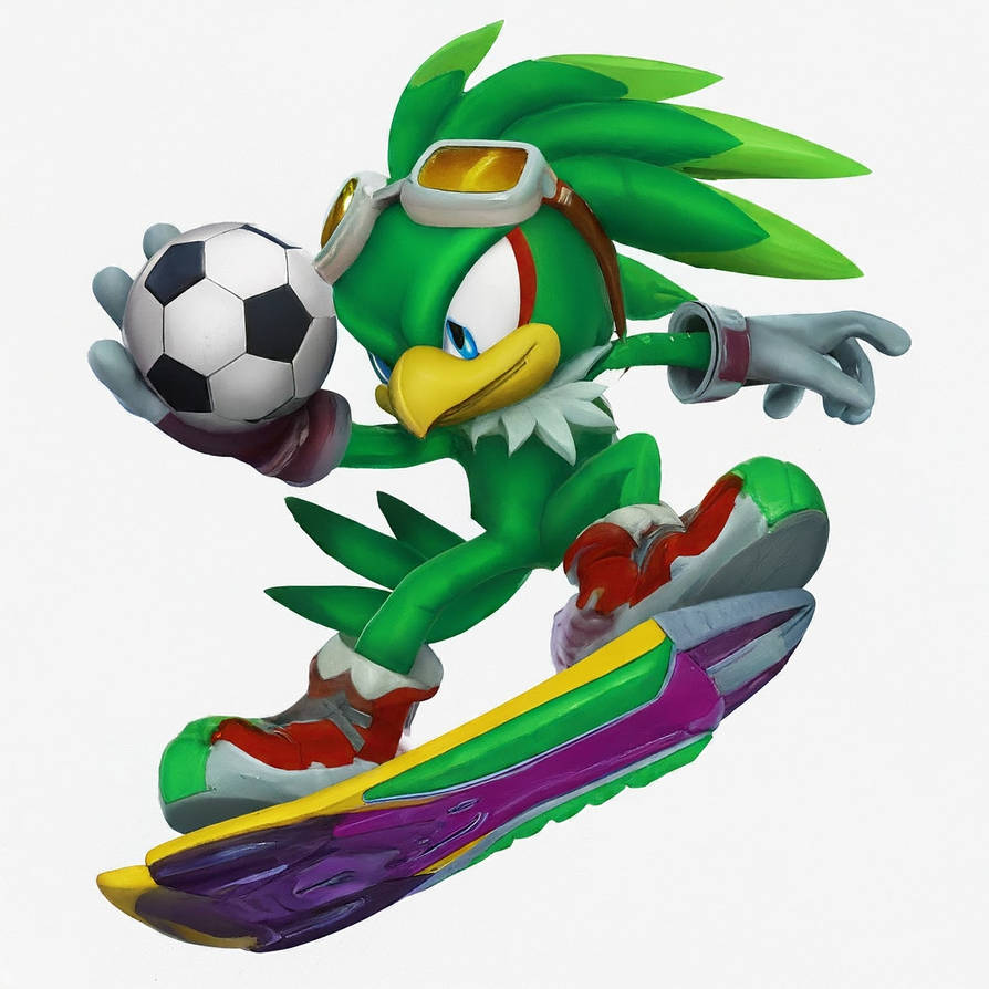 Jet The Hawk In Sonic Free Riders Holdin (3) by MobiansAiSoccerDudes on ...