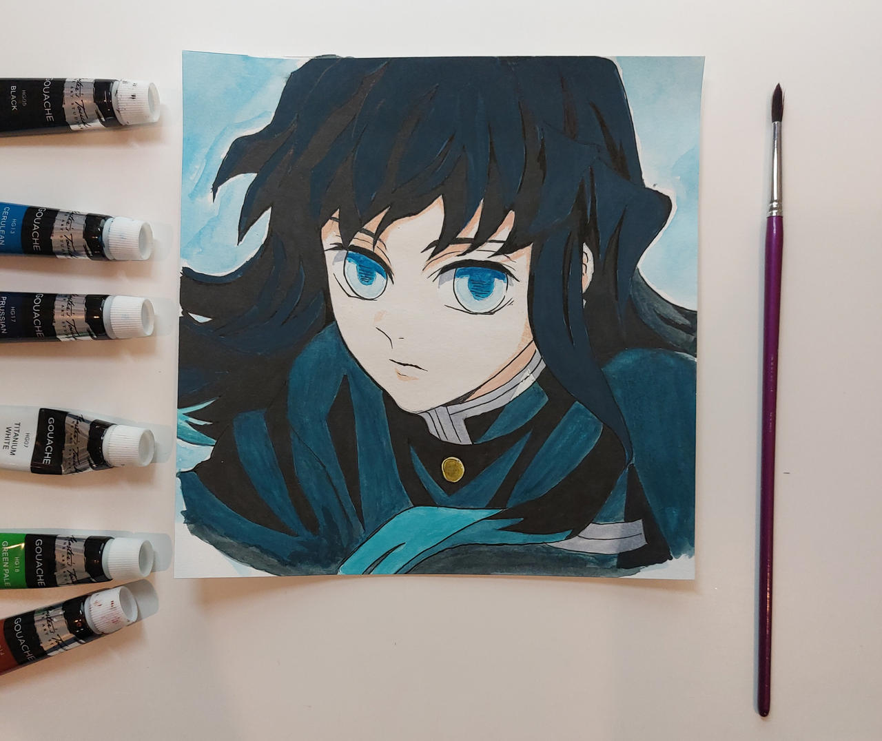 Muichiro Line Color Muichiro! by Miladoesart on DeviantArt