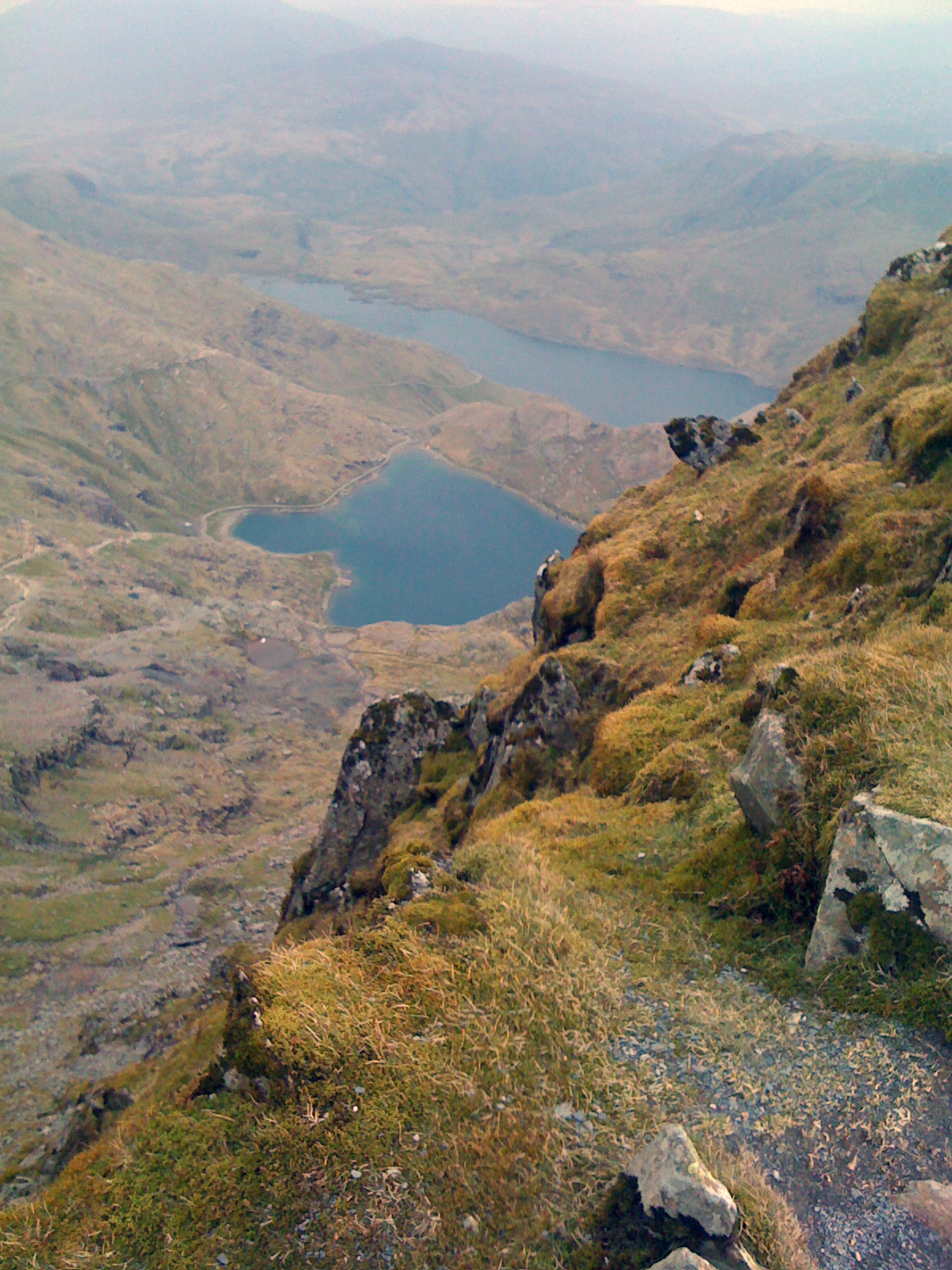 Near the top of Mount Snowdon