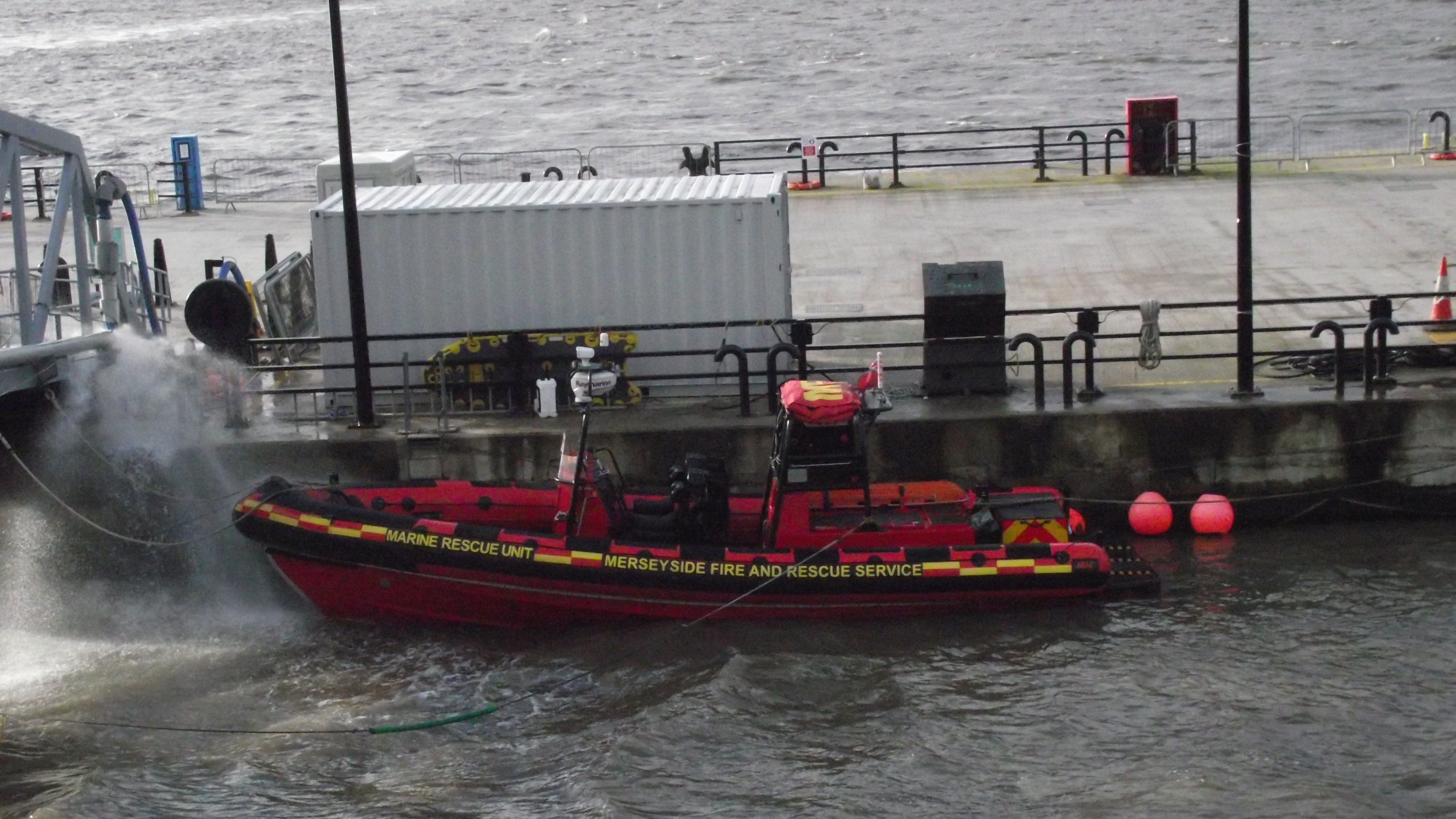 Marine fire rescue boat