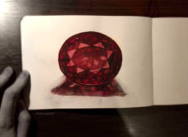 Ruby gemstone