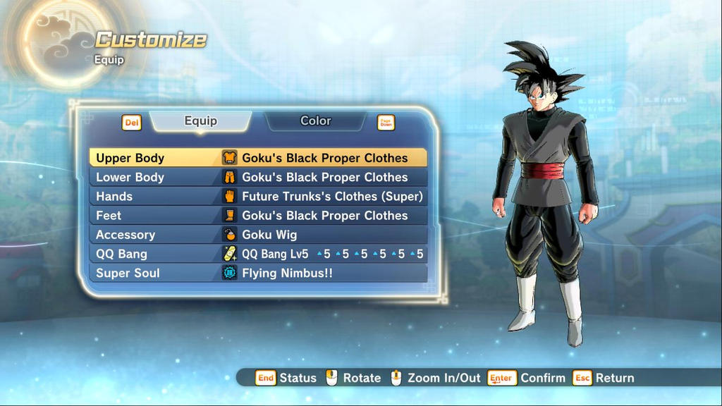 XV2 Goku's Black Proper Clothes by diegoforfun on DeviantArt