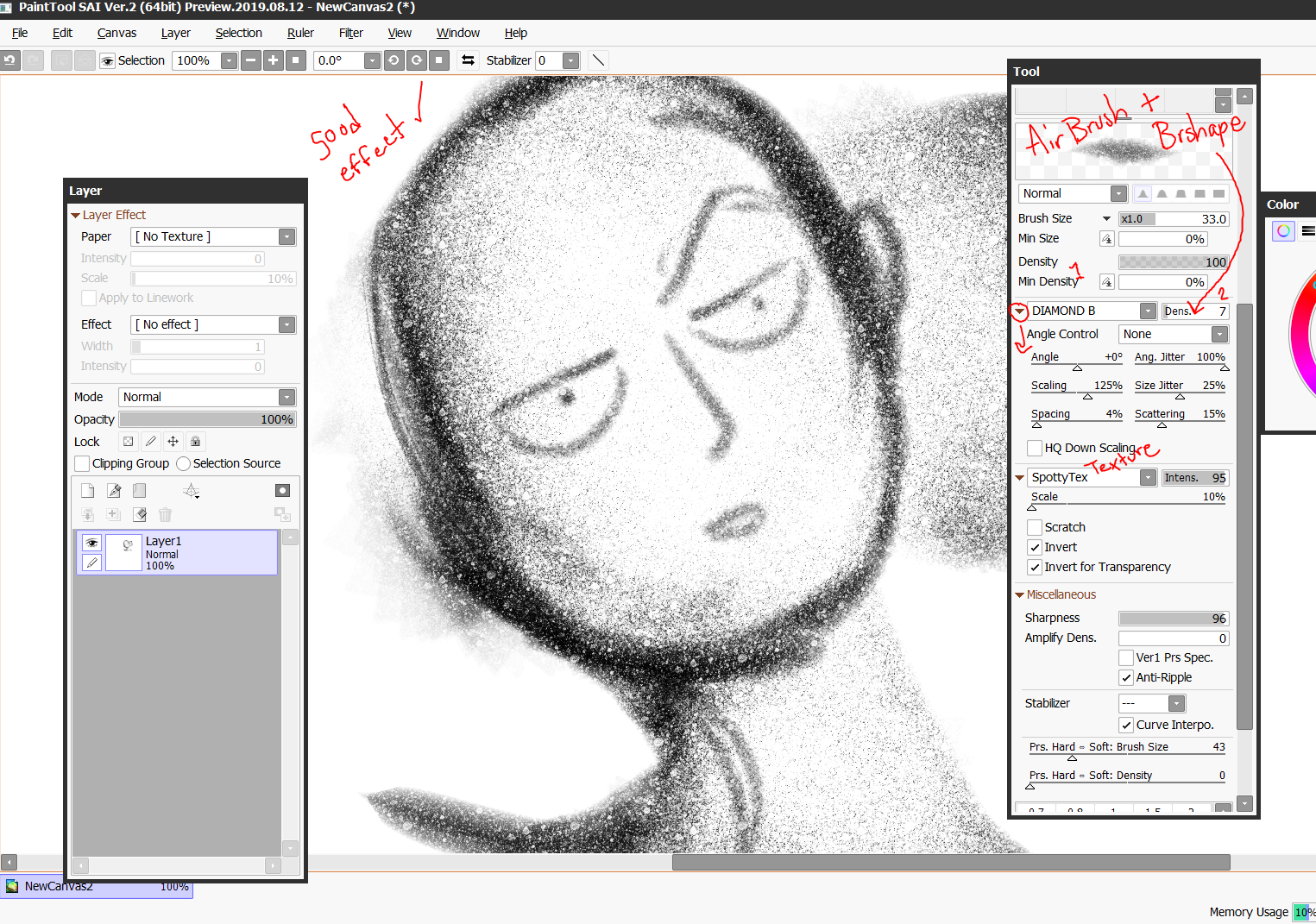 Airbrush In Paint Tool Sai Airbrush In Paint Tool Sai