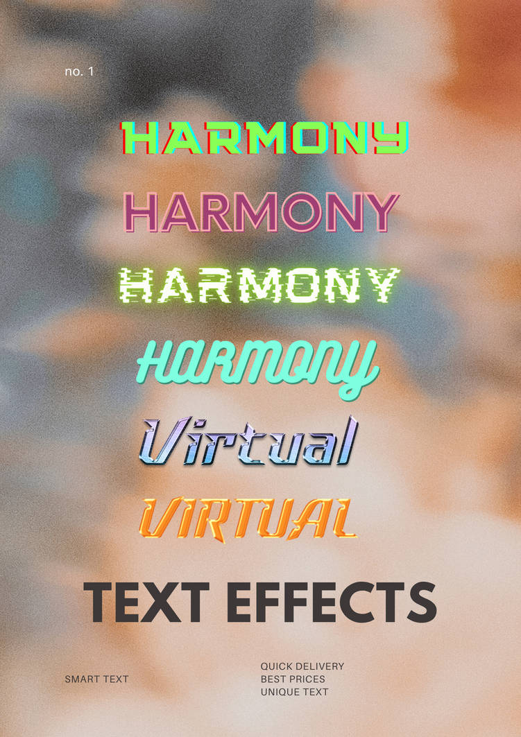 TEXT EFFECTS by VirtualHarmony on DeviantArt