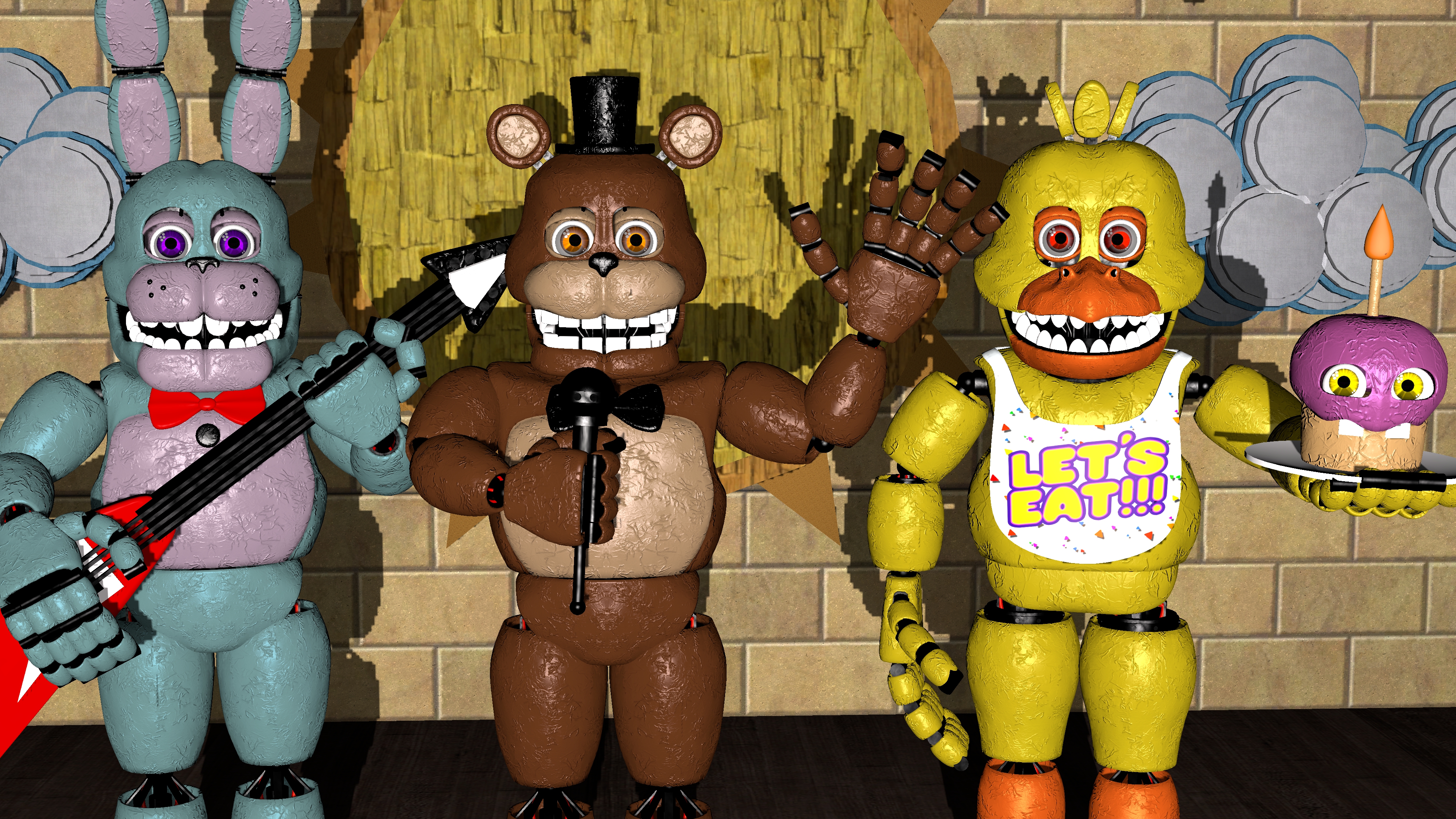 Toy Fredbear (FNaFredbear's Family Diner 2 Remake) by Taptun39 on DeviantArt