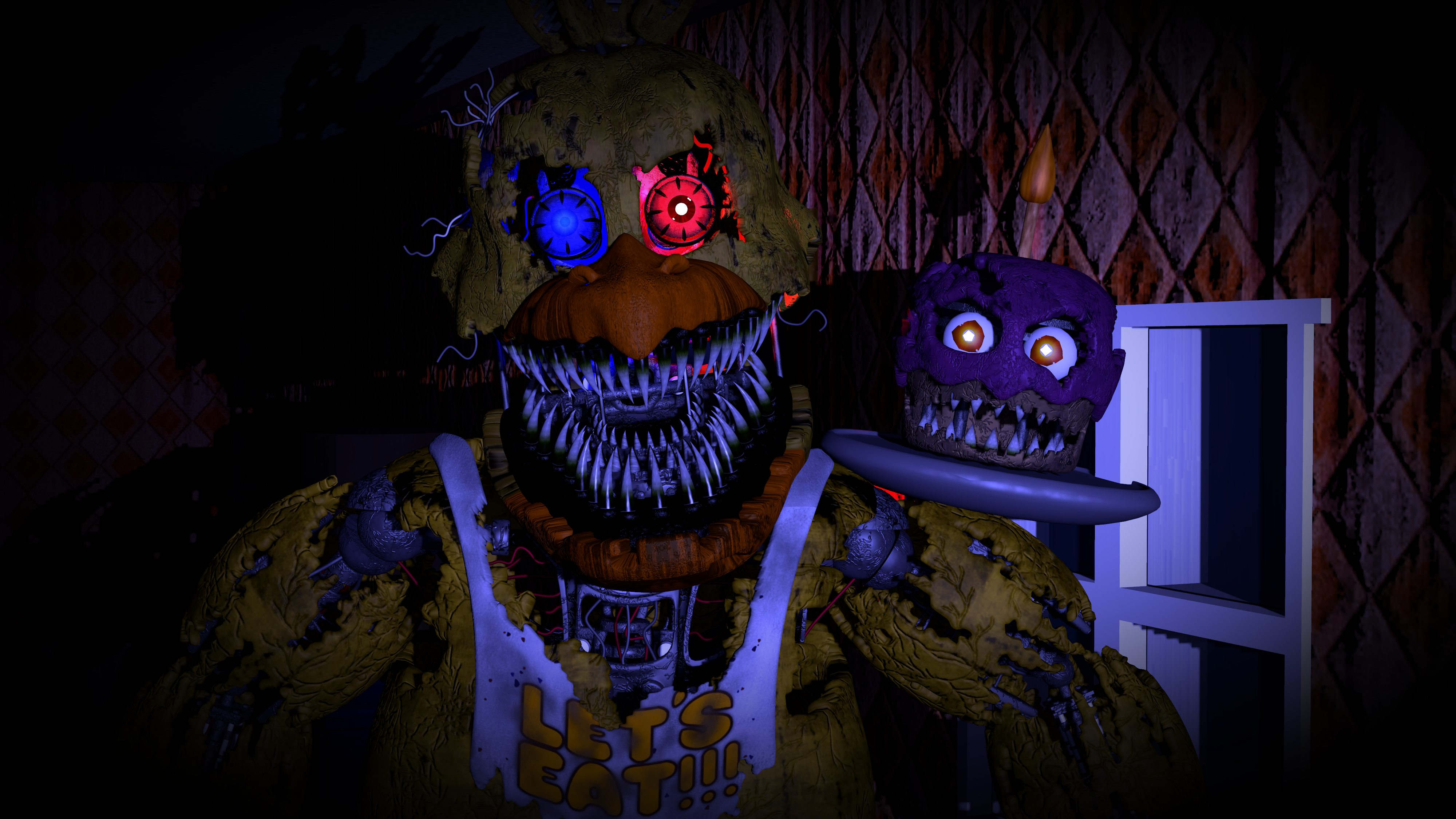 SFM FNAF) Nightmare Chica Poster by Mystic7MC on DeviantArt