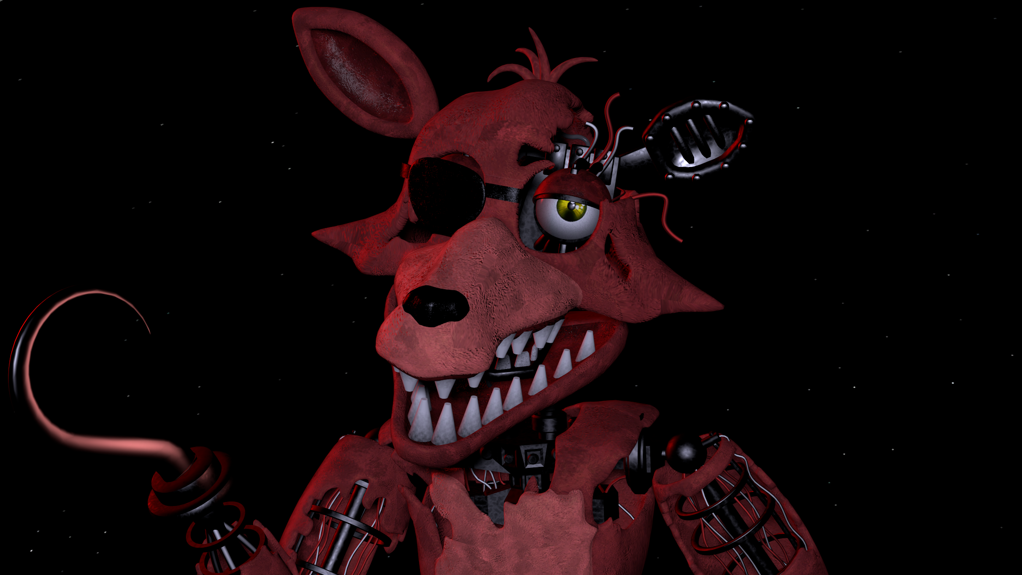 VR Withered Foxy render (SFM) by DarkBon on DeviantArt