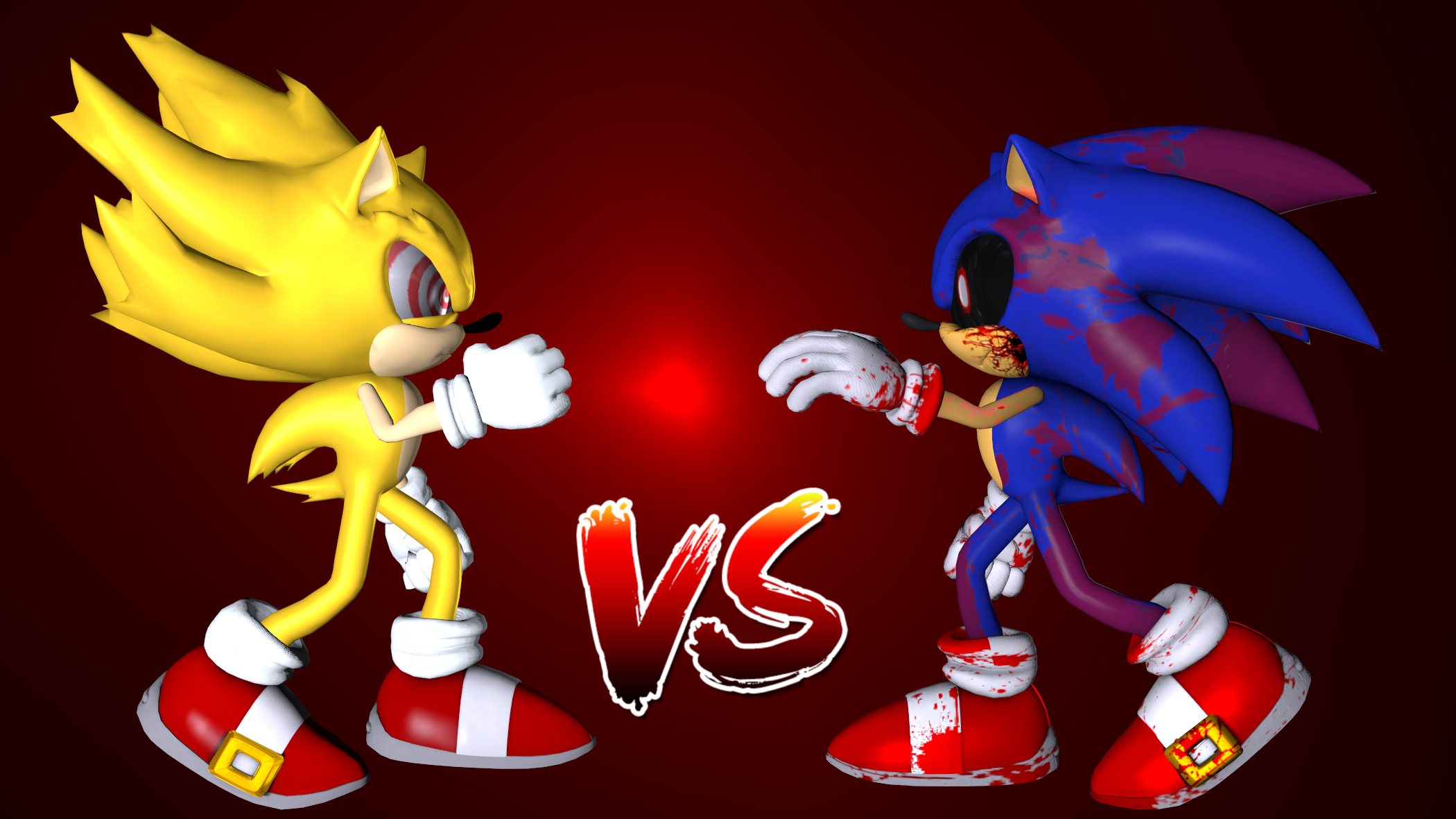 Fleetway Sonic mostra seu VERDADEIRO PODER contra Sonic.exe! Sonic vs Sonic.EXE  FULL ANIMATION 