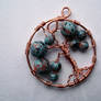 Wire tree pendant