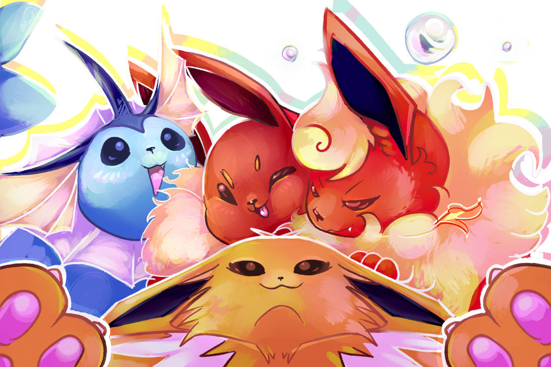 Eeveelution by Mo-old on DeviantArt