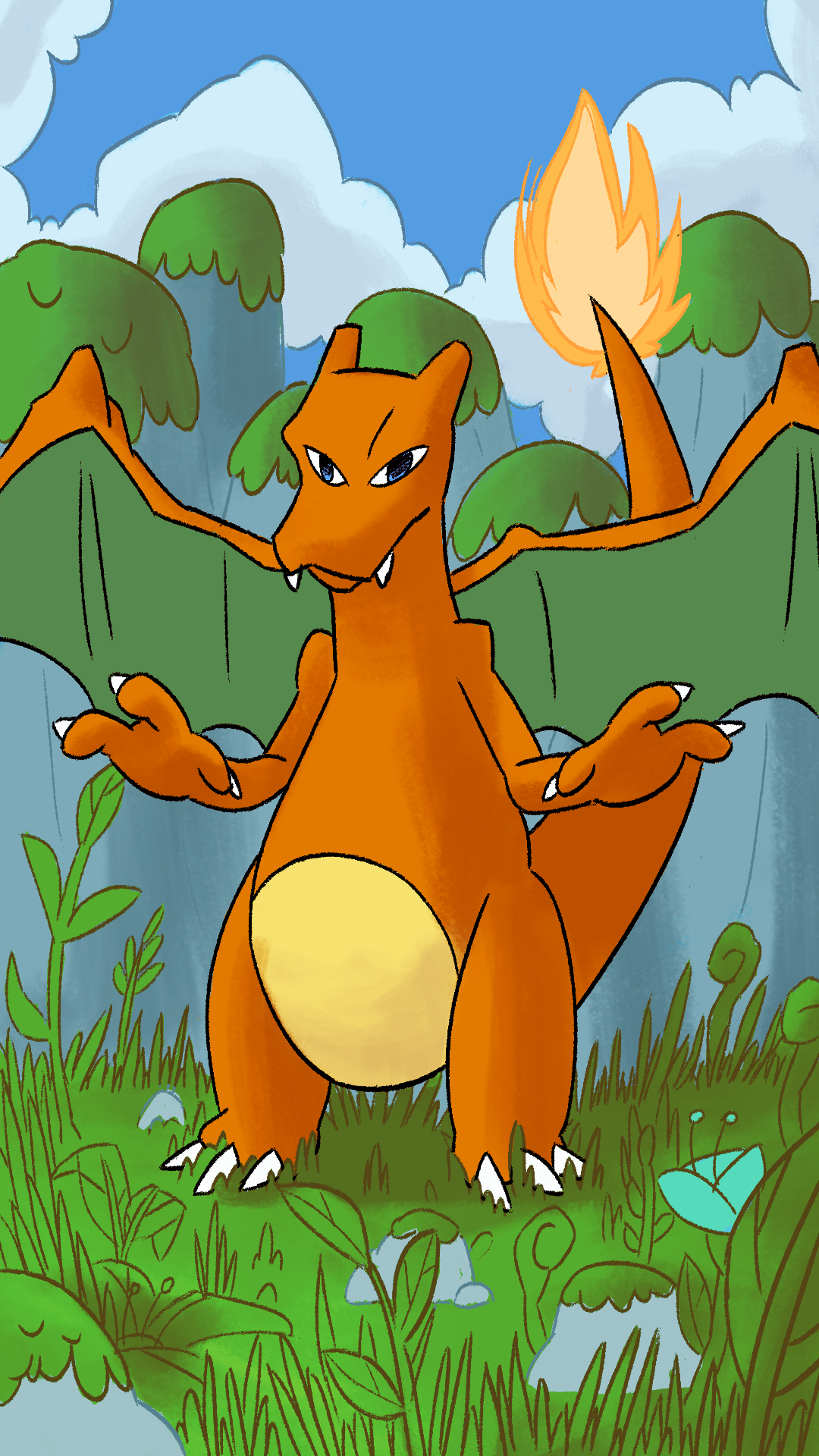 Charizard Base Deviantart Charizard by SalehtheAnimator on DeviantArt