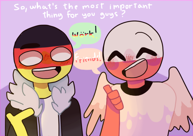 picture Countryhumans Poland Fanart work or friends 1 countryhumans poland