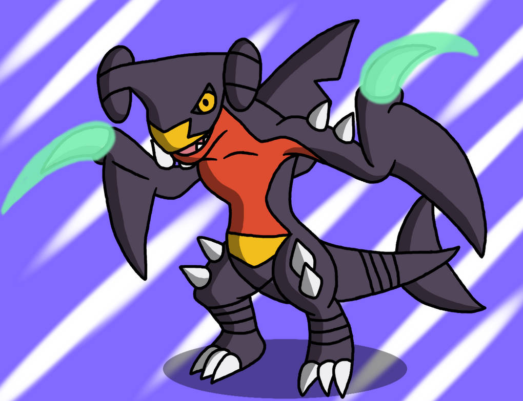 Pokemon ~ Garchomp using Dragon Claw by Pandalove93 on DeviantArt